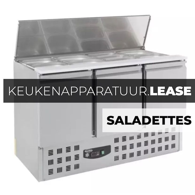 Saladettes en Saladières Leaset u Veilig Online bij KeukenApparatuur.Lease.