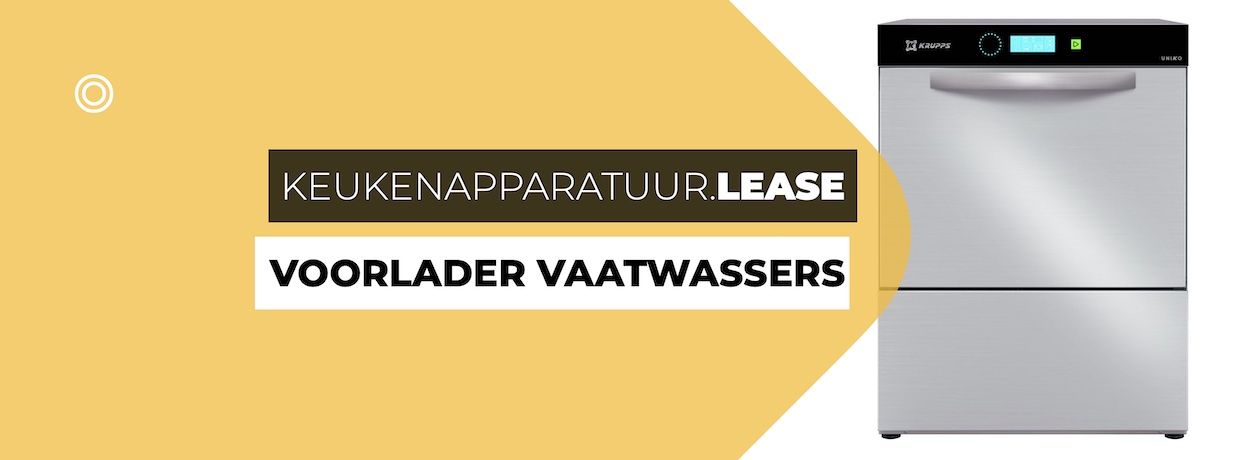 Voorlader Vaatwassers Leaset u Veilig Online bij KeukenApparatuur.Lease.